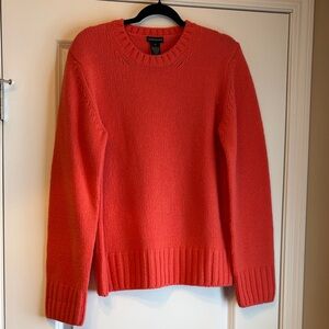 Club Monaco Coral Crewneck Sweater - Bright Coral